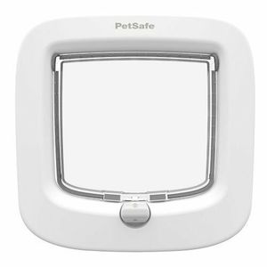 PetSafe® Ușă manuală pentru pisici și câini DeLuxealbă imagine