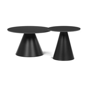 Set de măsuțe de cafe F4118 BK, marmură, 2buc. imagine