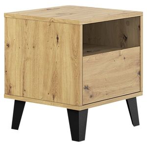 Noptieră BOGAN 1S, stejar artisan, maro imagine