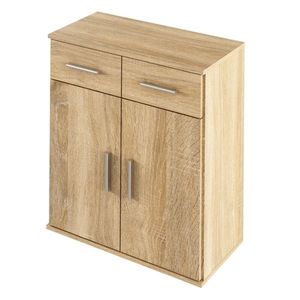 Dulap RESITA TIP 2, stejar sonoma, maro deschis imagine