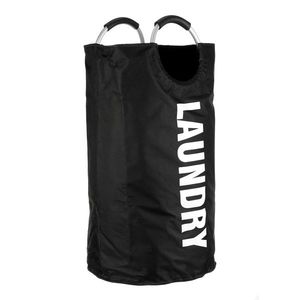Coș de rufe LAUNDRY 38 x 38 x 72 cm, negru imagine