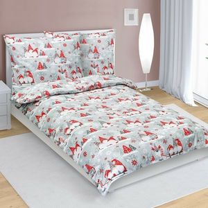 Lenjerie de pat din bumbac Bellatex Spiridușii, 140 x 200 cm, 70 x 90 cm imagine