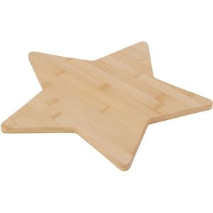 Placă de servire de Crăciun din bambus Stea imagine