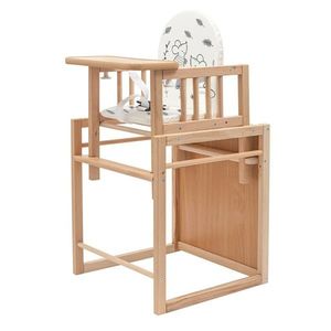 New Baby Scaun de masă din lemn pentru copii Jerry imagine