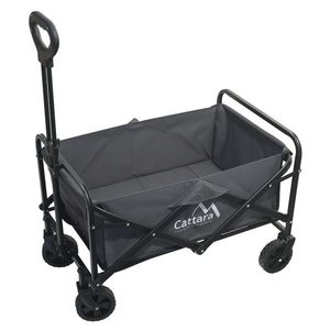 Cattara 13703 Cărucior pliabil pentru campingTrogir Pic colo, 94 x 77 x 54 cm, gri, S imagine