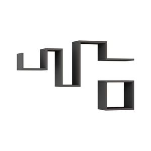 Rafturi Follow Antracit, 2 buc., antracit imagine