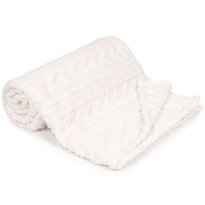 Pătură 4Home Cozy Knit crem, 150 x 200 cm imagine