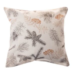 Față de pernă de Crăciun impermeabilă Crenguțe Pin, 40 x 40 cm imagine