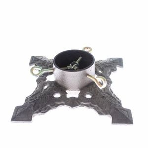 Suport de pom de Crăciun din fontă maro , 25, 5 x7, 5 x 25, 5 cm imagine