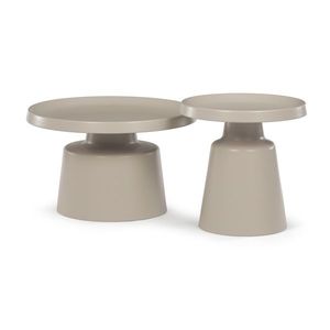 Set de măsuțe de cafea F4114 CSM, bej, 2 buc., bej imagine