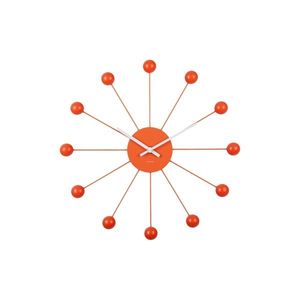 Karlsson 5977OR ceas de perete design, portocaliu, diametru 40 cm, portocaliu imagine