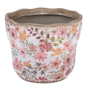 Mască de ghiveci din ceramică Vintage florist, 17 x 12 x 14 cm imagine