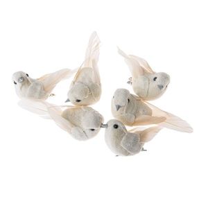 Set de păsări cu clemă, 8, 5 cm, 6 bucăți imagine