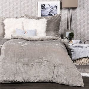 Lenjerie de pat din microflanel 4Home gri, gri, 160 x 200 cm, 70 x 80 cm imagine