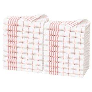 ARÔME HOME Șervețel de bucătărie roșu, 50 x 70 cm, set de 20 bucăți, roșu imagine