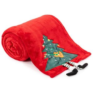 Pătură de Crăciun 4Home Merry Christmas tree, 150x 200 cm imagine