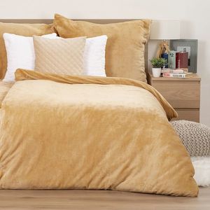 Lenjerie de pat din microflanel 4Home bej, bej, 140 x 220 cm, 70 x 90 cm imagine