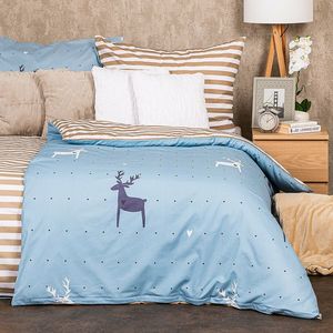 Lenjerie bumbac 4Home Deer love imagine
