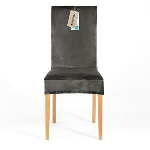 Restilo Husă pentru scaun Sento gri închis, 48 x 48 x 58 + 10 cm, gri închis imagine
