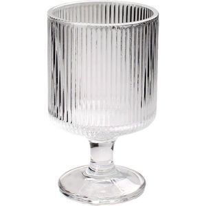 Toro Pahar de sticla pe soclu 250 ml, 6, 8 x 6, 8 x11 cm imagine