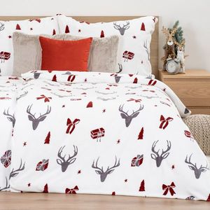 Lenjerie de pat din microflanel 4Home Stag & Bows, 160 x 200 cm, 70 x 80 cm imagine