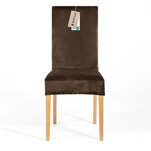 Restilo Husă pentru scaun Sento maro închis, 48 x 48 x 58 + 10 cm, maro închis imagine