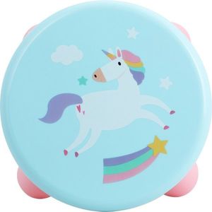 Hatu Scaun pentru copii Unicorn, 23 x 22 x 21 cm, plastic, albastru imagine
