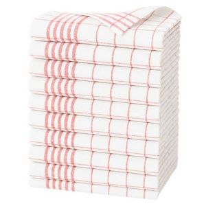 ARÔME HOME Șervețel de bucătărie roșu, 50 x 70 cm, set de 10 bucăți, roșu imagine