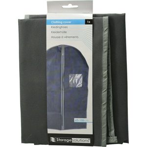 Husă pentru costum Storage Solutions 60 x 100cm, gri închis imagine