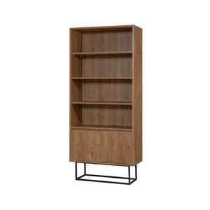 Bibliotecă Rea Black and Walnut imagine