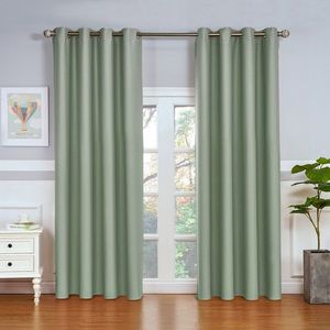 Draperie blackout 4Home Cairo gri-verde, 150 x 250 cm, verde imagine