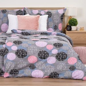 Lenjerie de pat din crep 4Home Pink illusion, 160 x 200 cm, 70 x 80 cm imagine