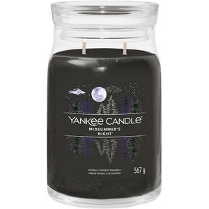 Lumânare parfumată mare Yankee Candle Signature Midsummer’s Night, 567 g, L imagine