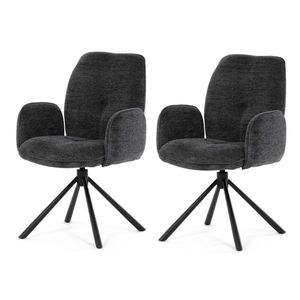 Set de scaune de sufragerie DCH-D1330 BK2, 2 buc. imagine