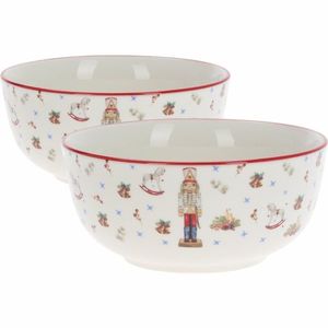 Set de 2 boluri din porțelan Spărgătorul de nuci 500 ml imagine