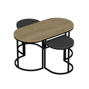 Măsuță Dena Anthracite, 3 bucăți imagine