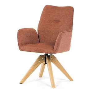 Scaun de sufragerie DCH-C2148 ORA2 cu materialimpermeabil, portocaliu imagine