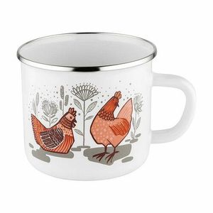 Cană emailată Emalia Pleszew Rubinka, 12 cm, 1, 2 l, L imagine