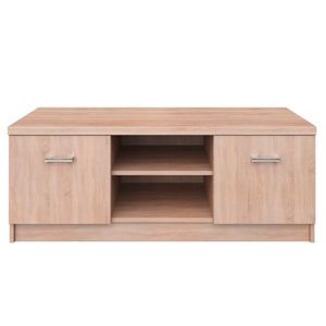 Măsuță TV TOPTY 2D, stejar Sonoma, maro imagine