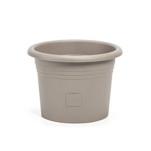 Plastia Ghiveci cu auto-irigare Narza diametru 60cm, gri, maro deschis, diam. 60 cm imagine