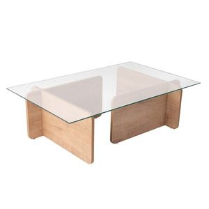 Măsuță de conferință Flavio Honey Oak, maro deschis imagine