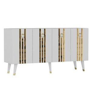 Dulap Isil White and Gold imagine