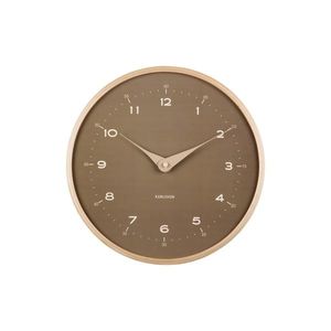 Karlsson 5995MG ceas de perete design, maro, diametru 30 cm, maro imagine