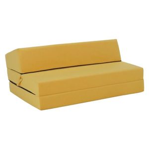 Scaun pliant/saltea VEDIS, galben, galben imagine