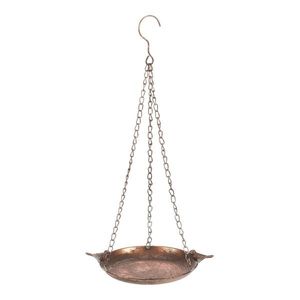 Adăpătoare metalică suspendată Romance, 26 x 20 x5 cm, culoare cupru imagine