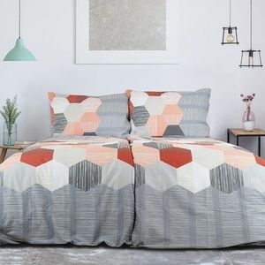 B.E.S. Petrovice Lenjerie de pat creponată TopClass Honey Comb, 140 x 200 cm, 70 x 90 cm imagine