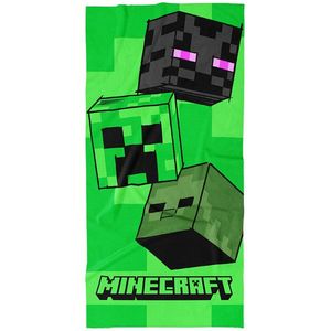 Carbotex Prosop pentru copii Minecraft Mob Head, 70 x 140 cm imagine