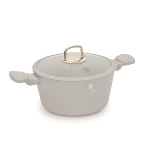 BerlingerHaus Cratiță cu suprafață din titan și capac Sahara 24 cm, 24 cm imagine