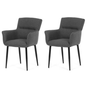 Set de scaune de sufragerie DCH-J2159 GREY2, 2buc., gri imagine