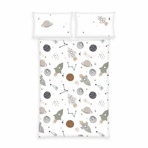 Herding Lenjerie de pat din bumbac pentru copiiVesmír, 100 x 135 cm, 40 x 60 cm imagine